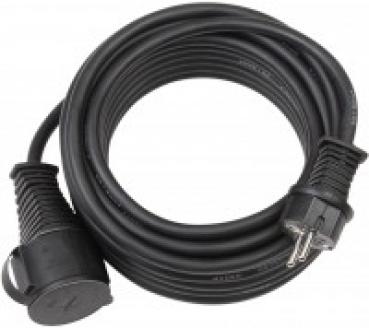 Baustellen-Verlängerungskabel IP44 10m schwarz H07RN-F 3G1,5