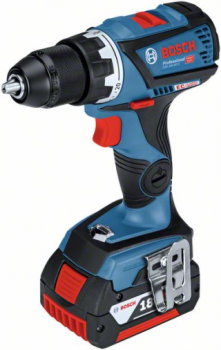 BOSCH Akku-Bohrschrauber GSR18V-60C mit 2 x 5,0Ah Li-Ion Akku Bürstenlos, in L-Boxx