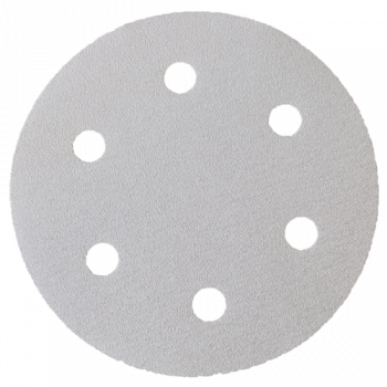 Klett-Schleifpapier Ø225mm P80 mit 6-fach-Lochung, VPE = 25 Stk.