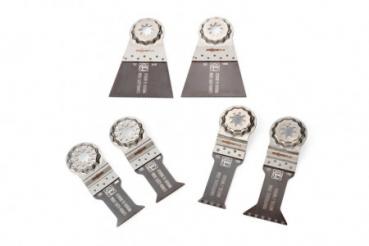 FEIN Multimaster Zubhör-Set "Best of E-Cut WOOD & METAL" 6tlg., Aufnahme STARLOCK PLUS