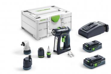 FESTOOL C18 HPC 4,0 I-Set Akku-Bohrschrauber im Systainer³ SYS3 M187