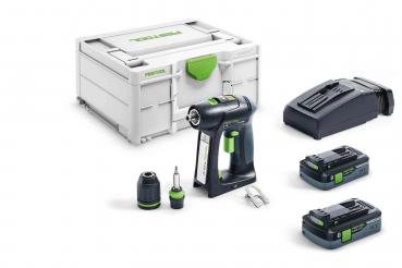 FESTOOL Akku-Bohrschrauber C18 HPC 4,0 I-Plus im Systainer³ SYS3 M187