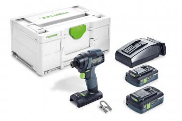 FESTOOL Akku-Schlagschrauber TID18 HPC 4,0 I-Plus mit ¼“-Werkzeugaufnahme / im Systainer³ SYS3 M187