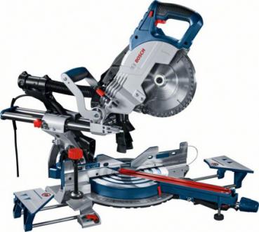 BOSCH Paneelsäge GCM8SJL 1.600W., incl. Arbeitstisch GTA2600 max. Schnittk. 70x312mm, mit Laser für zielgenaues Sägen