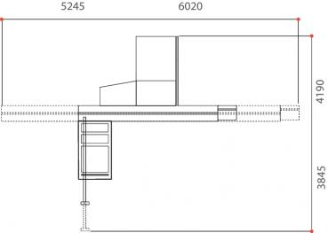 SC3c 23 Formatkreissäge HOLZKRAFT / minimax, Besäumlänge 2.250mm / o h n e Vorritzeinrichtung / 5504323
