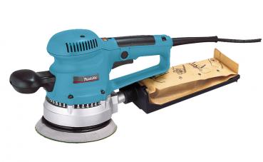 MAKITA Exzenterschleifer BO6030JX mit 310W und Ø150mm Schleifteller im MAKPAC Gr. 3