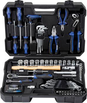 PROJAHN Universal-Werkzeugkoffer proficraft Nr.8666 98-tlg. 1/4"“+1/2"