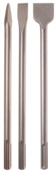 PROJAHN Meißel-Set SDS-max 3tlg. Spitz-/Flach- und Spatmeißel L400mm