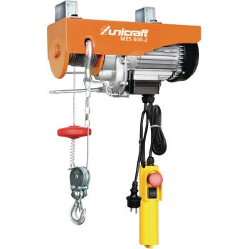 UNICRAFT Mini Elektro-Seilzug MES 600-2 Zugkraft 300/600kg, Hubhöhe 12/6m