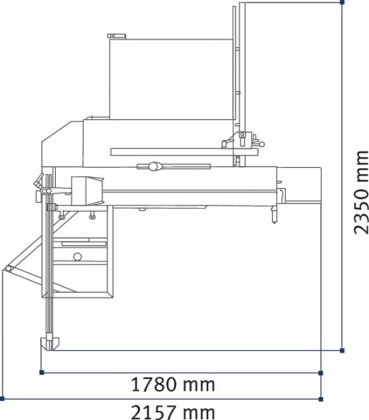 SC2c Formatkreissäge HOLZKRAFT / minimax, Besäumlänge 1.600mm ACHTUNG! Erst wieder ab ca. Anfang/Mitte Januar 2024 lieferbar, bitte vorbestellen !