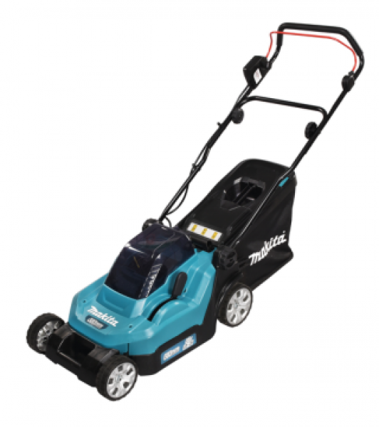 MAKITA Akku-Rasenmäher DLM382PT2 2x18V, mit 2 x 18V/5,0Ah Akku und Doppel-Ladegerät, Schnittbreite 38cm MAKITA Akku-Rasenmäher DLM382PT2 2x18V, mit 2 x 18V/5,0Ah Akku und Doppel-Ladegerät, Schnittbreite 38cm