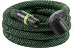 FESTOOL Antistatik-Saugschlauch D27x3m-AS-90°/CT mit Winkel-Drehausgleich und Anschlussmuffe