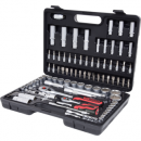 KS-TOOLS Steckschlüssel-Koffer CLASSIC 96tlg. 1/4“ + 1/2“ im robusten Kunststoff-Koffer